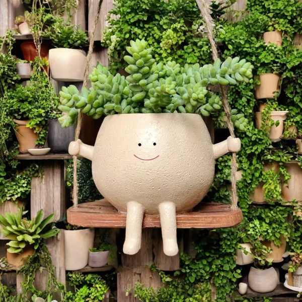 Lovely Flower Pot Wall Planter Swing Face - Image 7