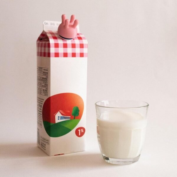 Carton & Funny Bottle Cap Cow Udder Milk - Image 3