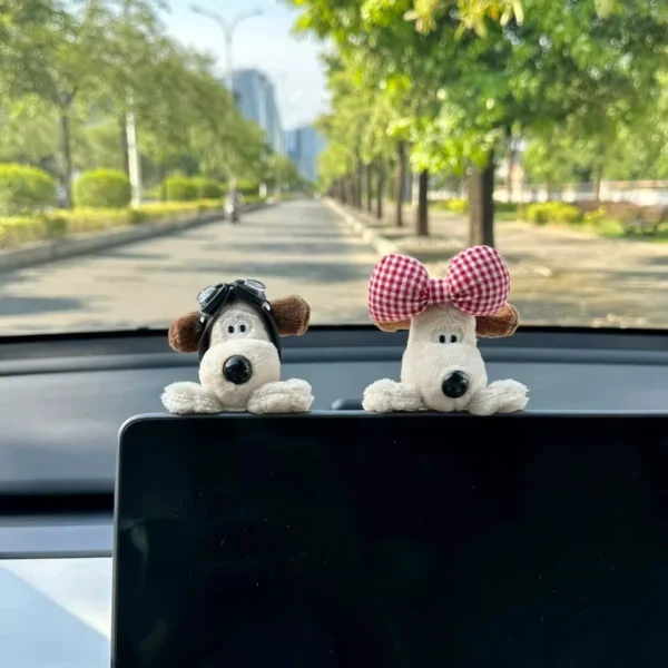 Adorable Car Puppy Steering Wheel Controls & Display Screen - Image 9