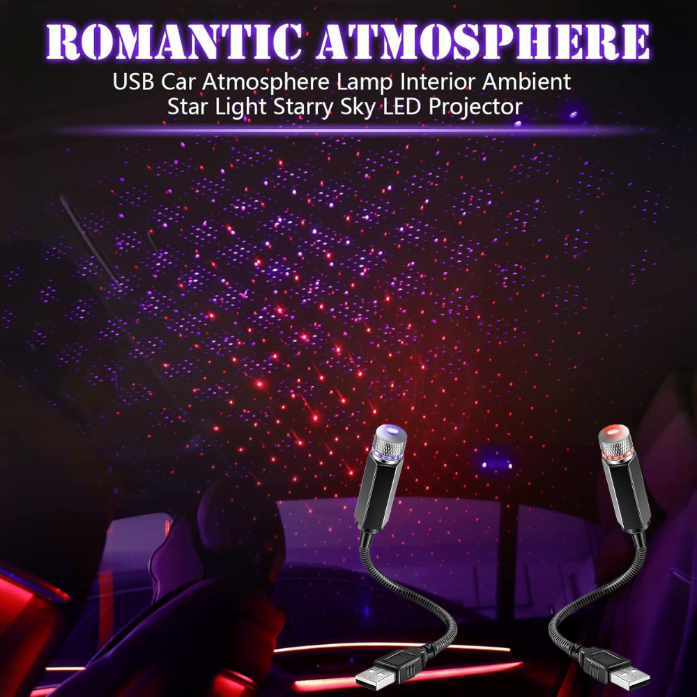 Romantic Car Roof Portable Star Projector