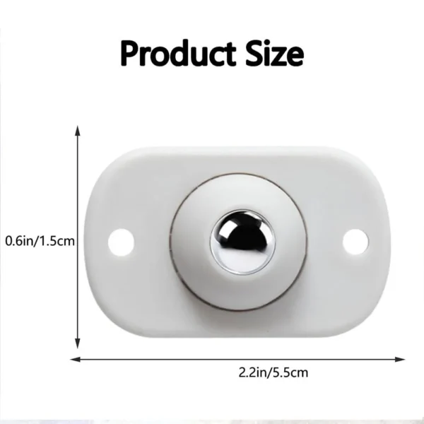 Stainless Steel Paste Universal Mini Swivel Wheels - Image 8