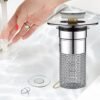 Stainless Steel Pop-Up Sink Drain Stopper