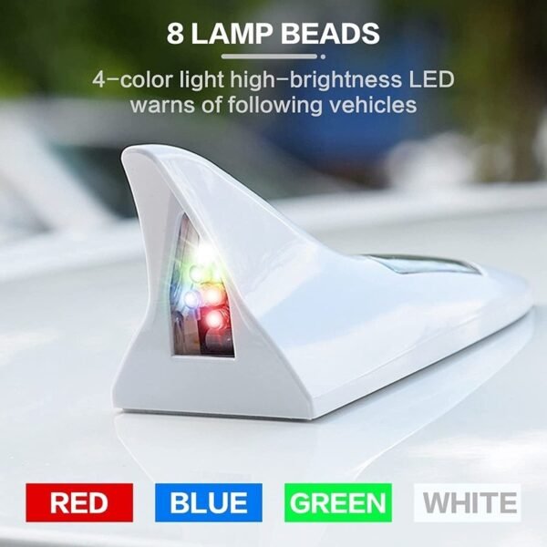 Solar LED Shark Warning Light Antenna - Image 4