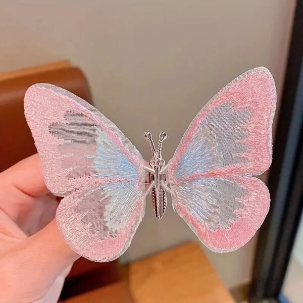 Elegant Car Dashboard Embroidery Butterfly Decoration - Image 3