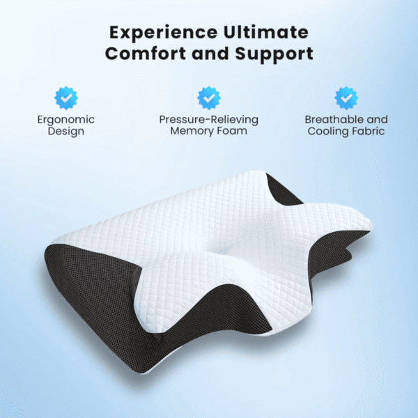 Ergonomic Contour Cervical Pillow For Neck & Back Pain - Image 2