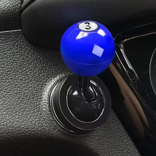 Cute Billiards Car Start Joystick, Push to Start Engine - Image 3
