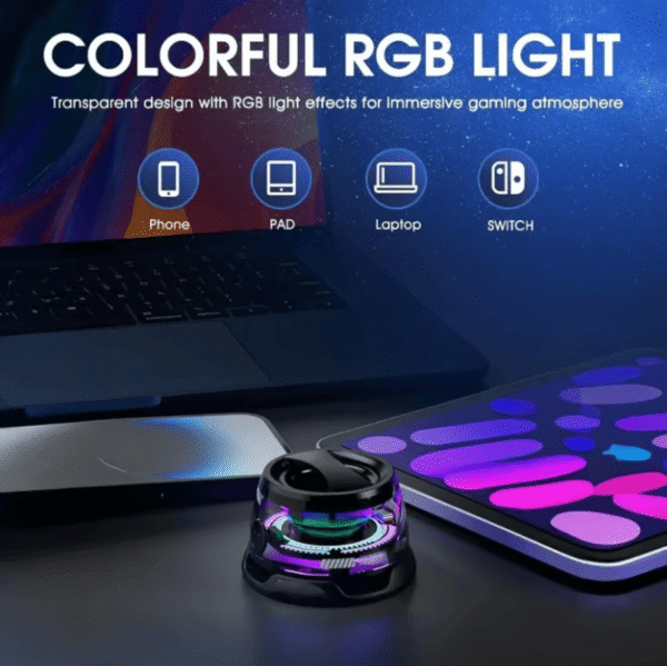 Mini Wireless Magnetic Speaker with LED Glow - Image 4
