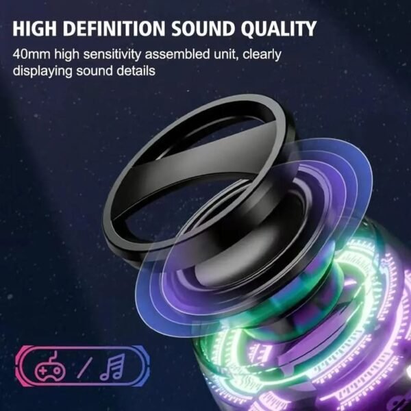 Mini Wireless Magnetic Speaker with LED Glow - Image 2