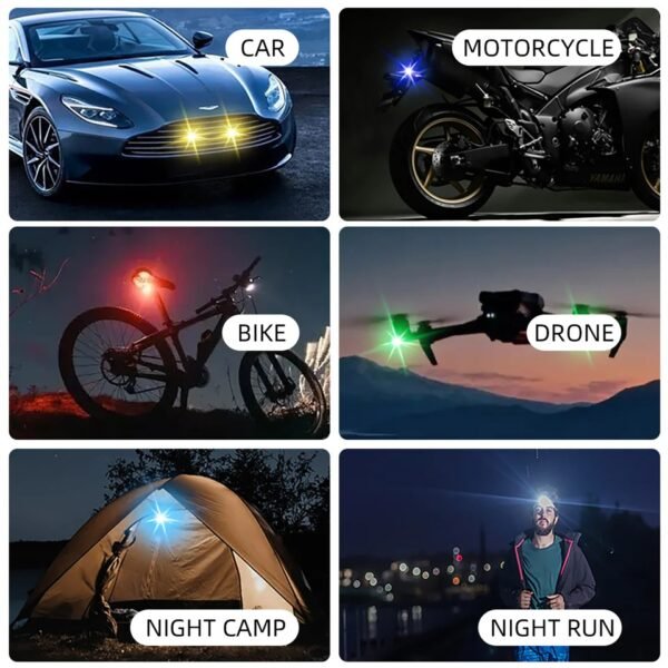 Anti Collision Car Flashing Light With Remote Control - Image 10