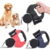 Reflective LED Retractable Leash for Pet Safety