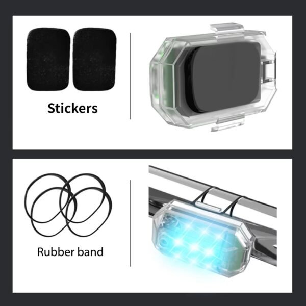 Anti Collision Car Flashing Light With Remote Control - Image 7