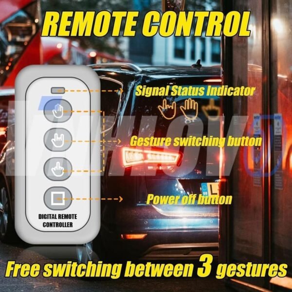 Funny Road Rage Car Finger Light Signal - Image 3