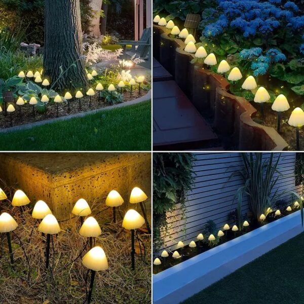 Waterproof Solar Mushroom Light, Outdoor Garden Decor - Image 9