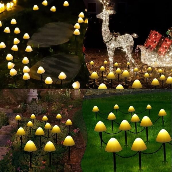 Waterproof Solar Mushroom Light, Outdoor Garden Decor - Image 10