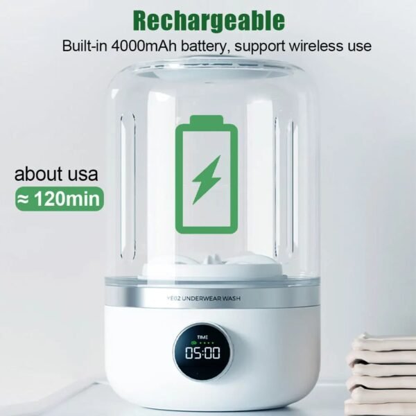Mini Washing Machine For Underwear, Socks & Baby Clothes - Image 7