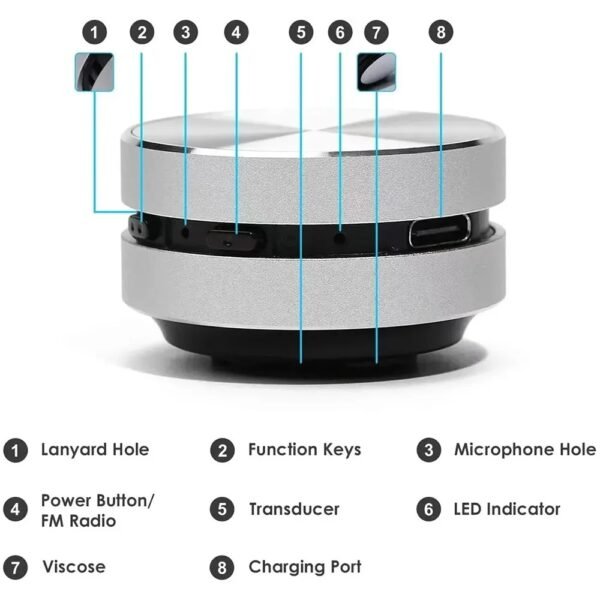 2025 New Mini Bone Conduction Bluetooth Humbird Speaker - Image 7