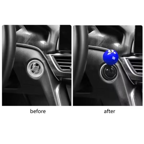 Cute Billiards Car Start Joystick, Push to Start Engine - Image 6