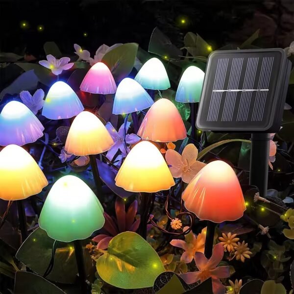 Waterproof Solar Mushroom Light, Outdoor Garden Decor - Image 5