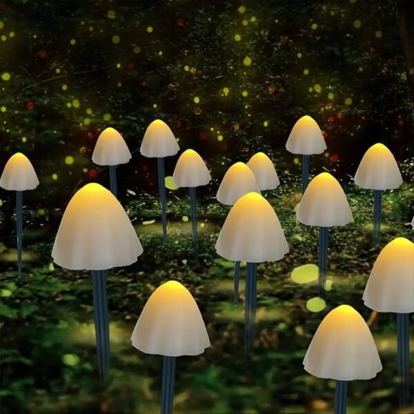 Waterproof Solar Mushroom Light, Outdoor Garden Decor - Image 7