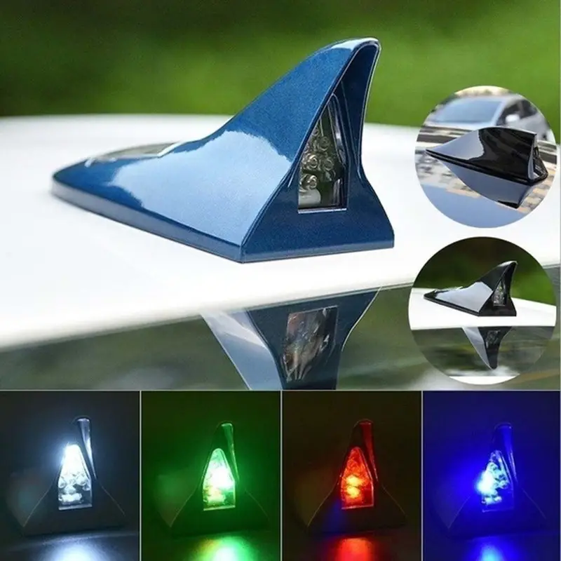 Solar LED Shark Warning Light Antenna