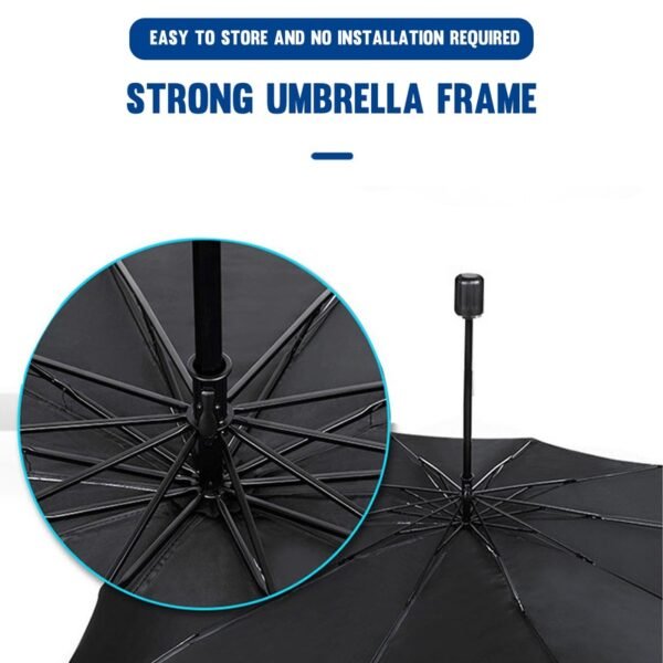 Reflective Car Window Sunshade for UV and Heat Reduction - Image 8