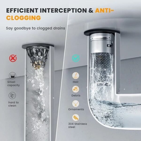 Stainless Steel Pop-Up Sink Drain Stopper - Image 5