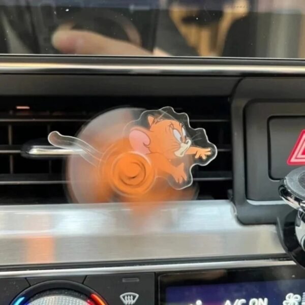 Cute Tom and Jerry Cartoon Rotating Car Air Outlet Decoration - Image 7