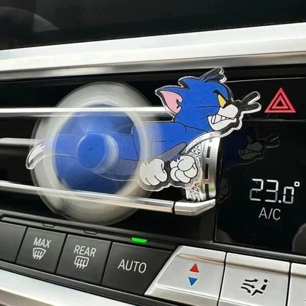 Cute Tom and Jerry Cartoon Rotating Car Air Outlet Decoration - Image 8