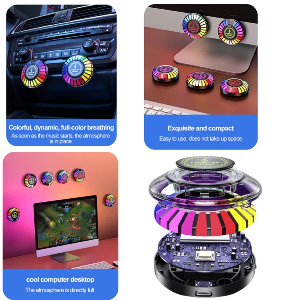 Magnetic Voice-Controlled Car Aromatherapy & Ambient Pickup Light - Image 14