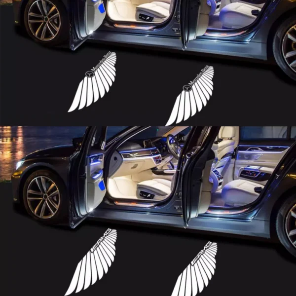 Luminous Welcome Angel Wing Car Door Lights - Image 8