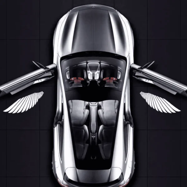 Luminous Welcome Angel Wing Car Door Lights - Image 6