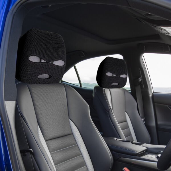 Personalized Funny Face Mask Headrest Cover - Image 8