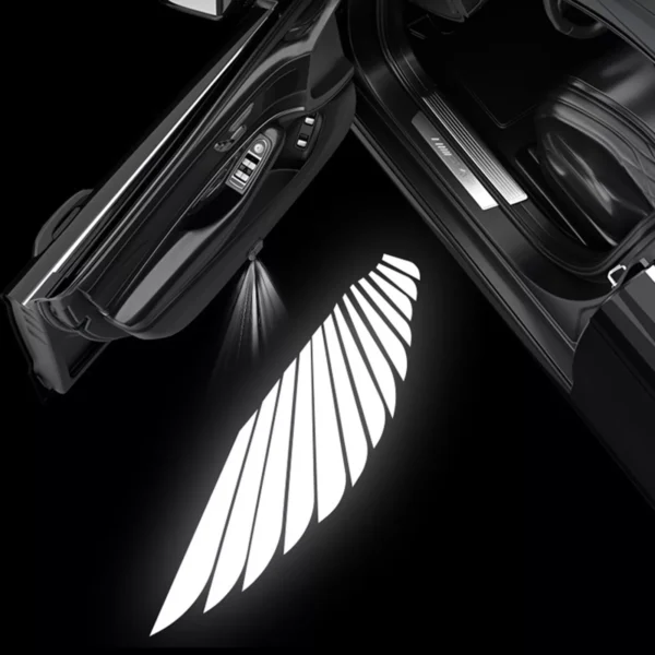 Luminous Welcome Angel Wing Car Door Lights - Image 5