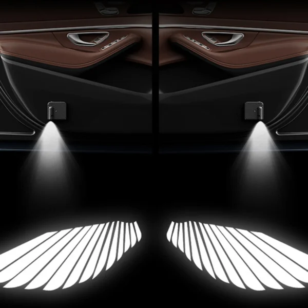 Luminous Welcome Angel Wing Car Door Lights - Image 4