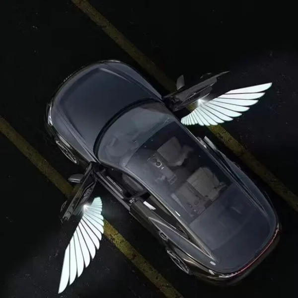 Luminous Welcome Angel Wing Car Door Lights - Image 3