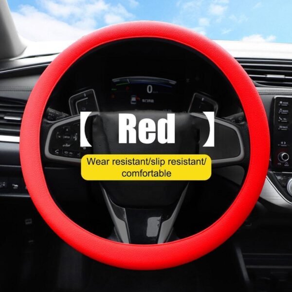 Soft & Comfortable Touch Silicone Rubber Steering Wheel Covers - Image 11