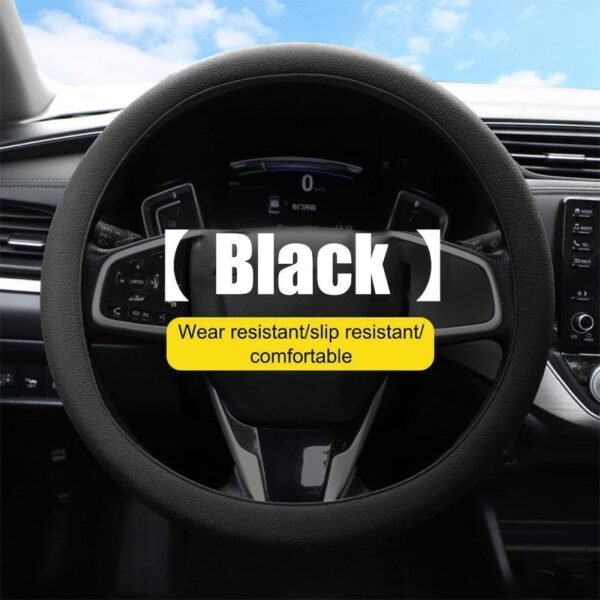Soft & Comfortable Touch Silicone Rubber Steering Wheel Covers - Image 9
