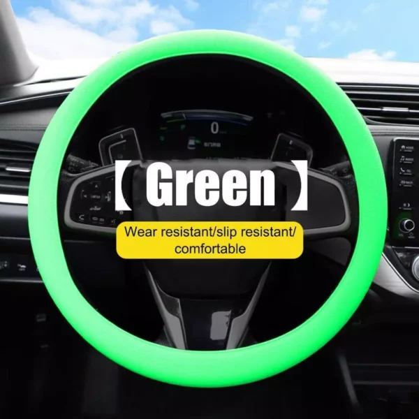 Soft & Comfortable Touch Silicone Rubber Steering Wheel Covers - Image 8