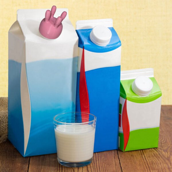 Carton & Funny Bottle Cap Cow Udder Milk - Image 4