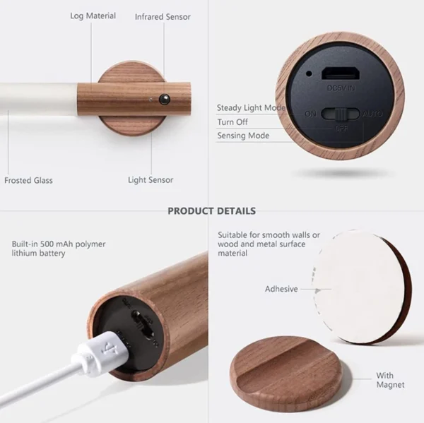 Rechargeable Motion Sensor Magnetic Portable Light - Image 18