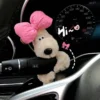 Adorable Car Puppy Steering Wheel Controls & Display Screen