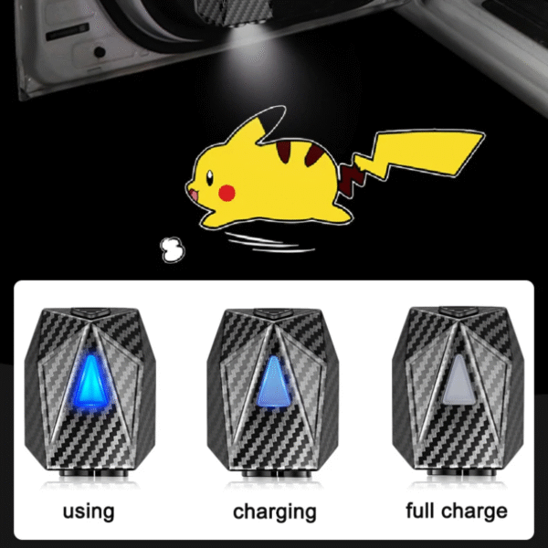 Cute Welcome Cartoon Car Projector Door Light - Image 6