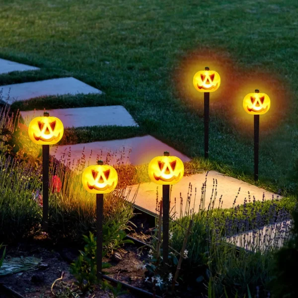 Halloween Outdoor Decor Solar Pumpkin Light - Image 8