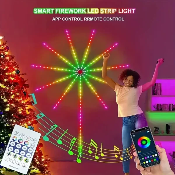 Symphony Sound Control Fireworks LED Strip Light - Image 3