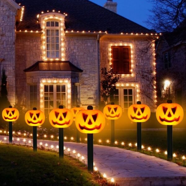 Halloween Outdoor Decor Solar Pumpkin Light - Image 10