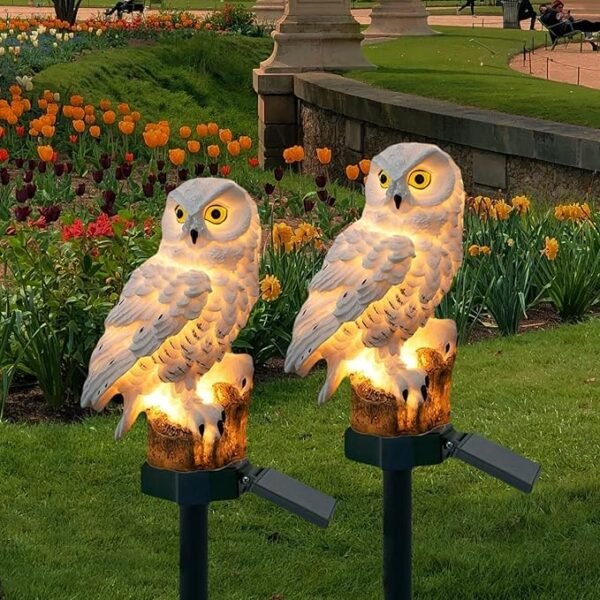 Outdoor Decor Charming Owl Solar Light - Image 6