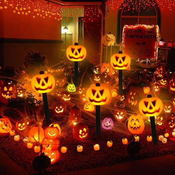 Halloween Outdoor Decor Solar Pumpkin Light - Image 9