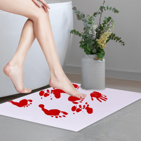 Halloween Bloody Bath Mat, Turn Red When Exposed To Water - Image 9