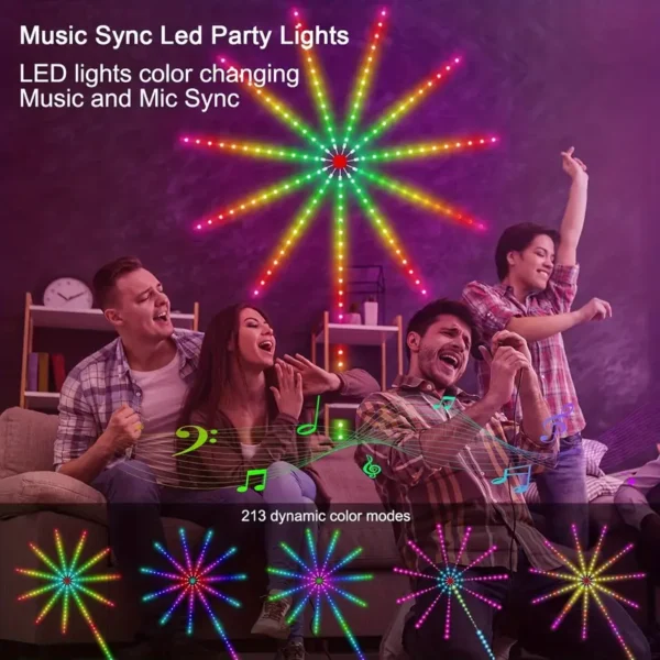 Symphony Sound Control Fireworks LED Strip Light - Image 5