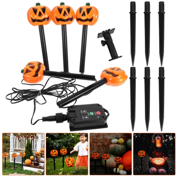 Halloween Outdoor Decor Solar Pumpkin Light - Image 13